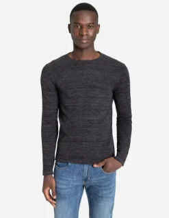 Online Pullover - Gerollte Abschl&uuml;sse - Herren Pullover