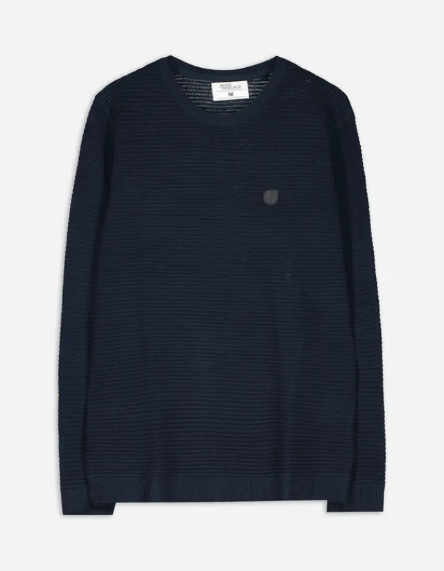 New Pullover - Labelpatch - Herren Pullover