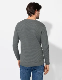 New Pullover - Labelpatch - Herren Pullover