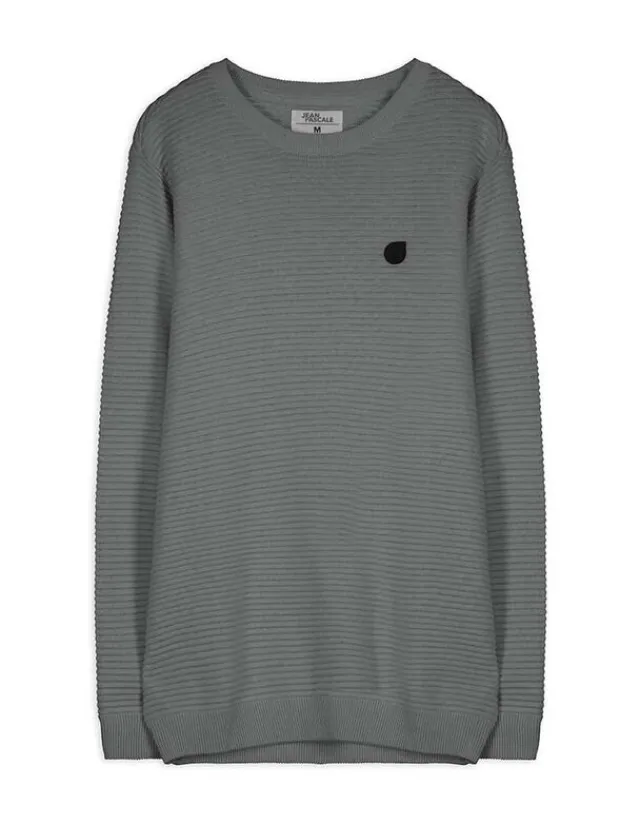 New Pullover - Labelpatch - Herren Pullover
