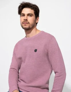 New Pullover - Labelpatch - Herren Pullover