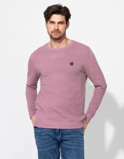 New Pullover - Labelpatch - Herren Pullover