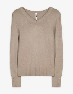 Online Pullover - Meliert - Damen Pullover