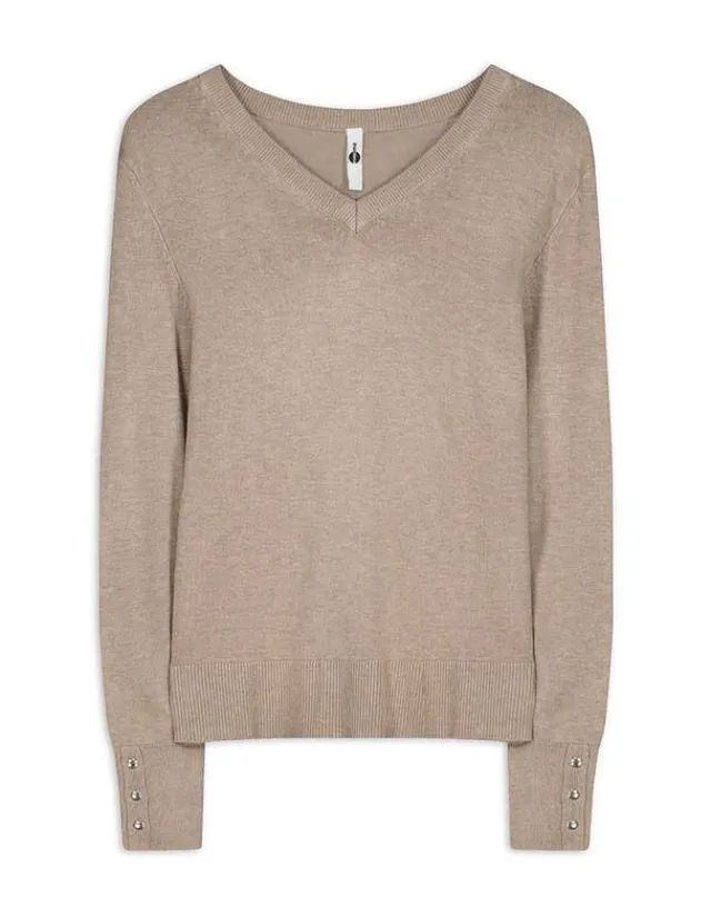 Online Pullover - Meliert - Damen Pullover