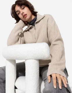 Hot Pullover - Rei&szlig;verschluss - Damen Pullover