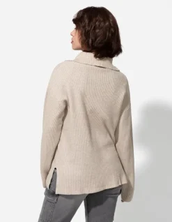 Hot Pullover - Reißverschluss - Damen Pullover