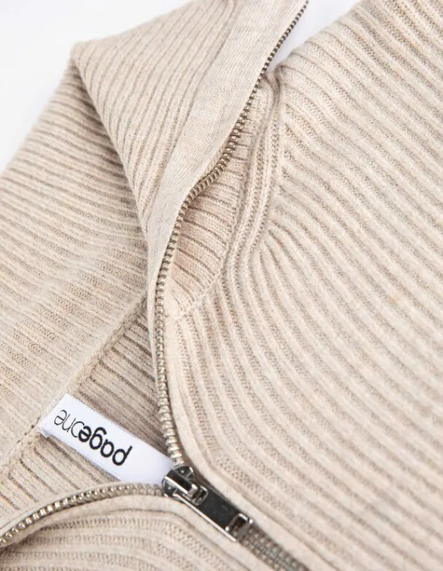 Hot Pullover - Reißverschluss - Damen Pullover