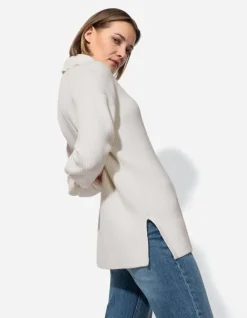 Best Pullover - Rei&szlig;verschluss - Damen Pullover