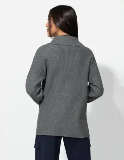 Hot Pullover - Reißverschluss - Damen Pullover