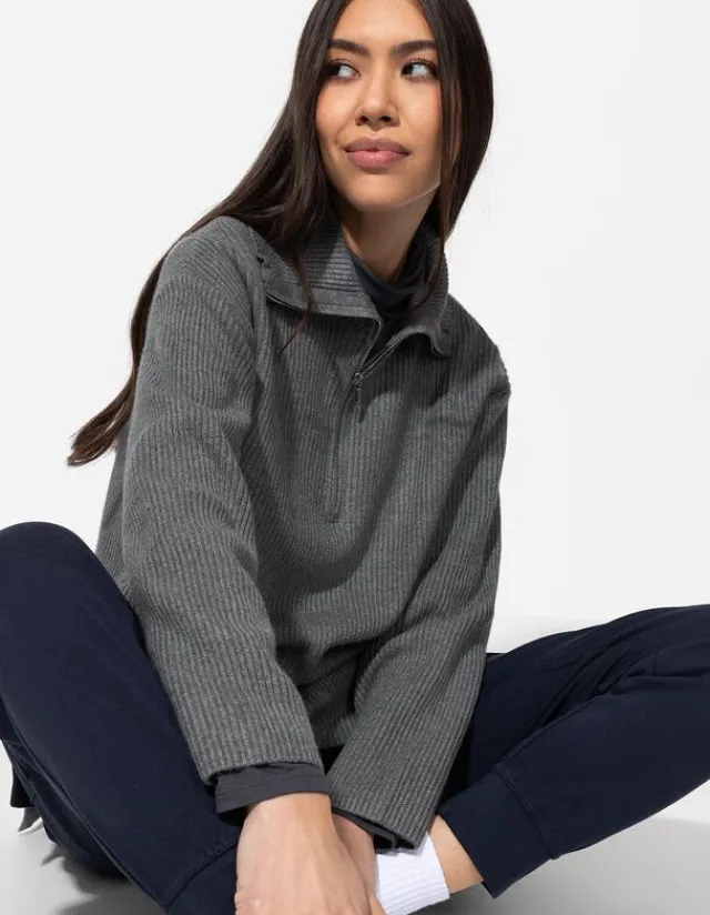 Hot Pullover - Reißverschluss - Damen Pullover