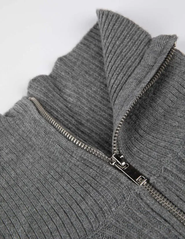 Hot Pullover - Reißverschluss - Damen Pullover
