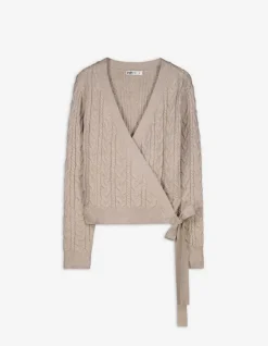 Online Pullover - Wickeloptik - Damen Strickjacken