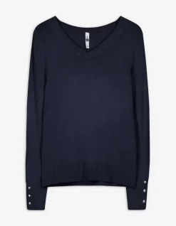 Clearance Pullover - Zierkn&ouml;pfe - Damen Pullover