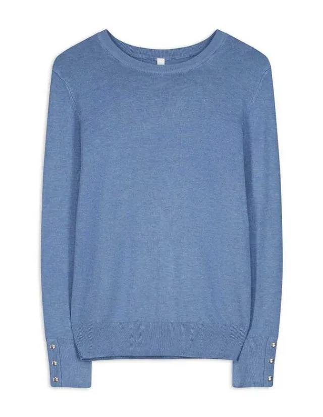 Hot Pullover - Zierknöpfe - Damen Pullover