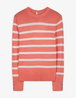 Fashion Pullover - Zierkn&ouml;pfe - Damen Pullover