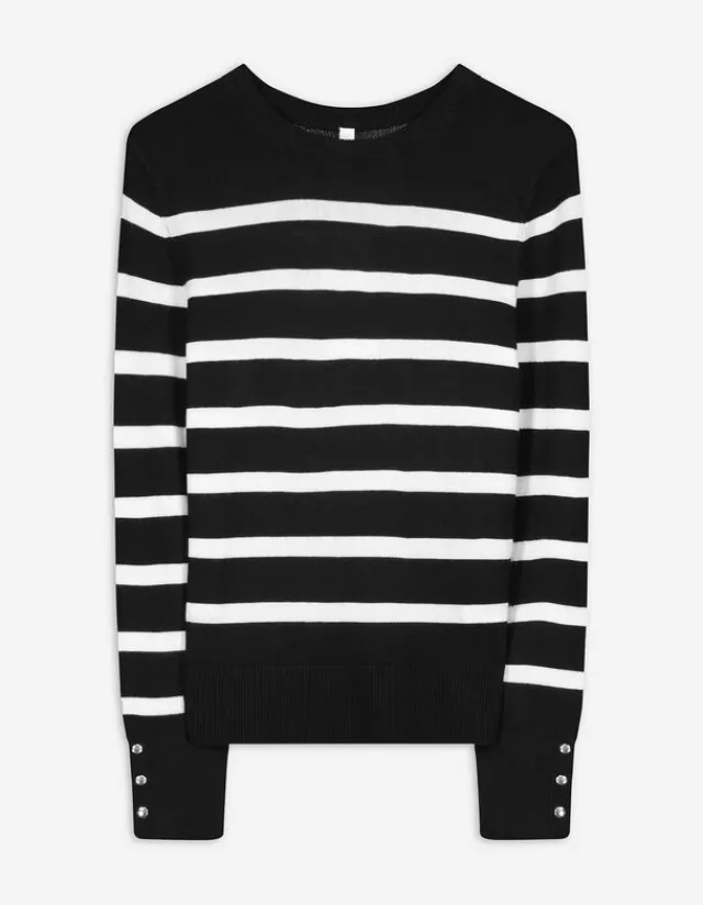 Sale Pullover - Zierknöpfe - Damen Pullover