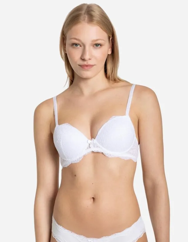 Outlet Push-Up-BH - Schleifenapplikation Damen Unterwäsche