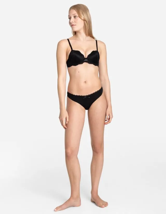 Clearance Push-Up-BH - Spitzenbesatz Damen Unterwäsche