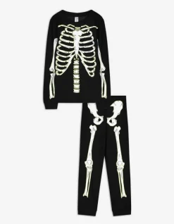 Best Pyjama Set aus Langarmshirt und Hose - Leuchtet im Dunklen - Kinder Jungenkleidung