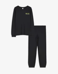 Clearance Pyjama Set aus Langarmshirt und Hose - Rückenprint - Kinder Jungenkleidung