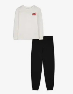 Online Pyjama Set aus Langarmshirt und Hose - Rückenprint - Kinder Jungenkleidung
