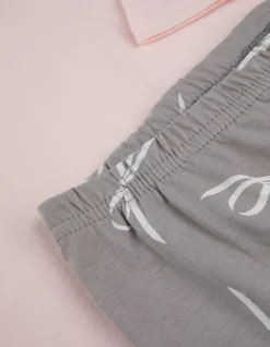Discount Pyjama Set aus Langarmshirt und Hose - Print - Kinder Mädchenkleidung