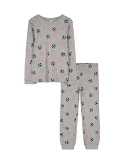 New Pyjama Set aus Langarmshirt und Hose - Allover-Print - Kinder Jungenkleidung