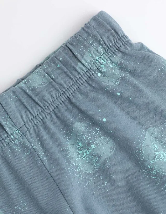 Sale Pyjama Set aus Shirt und Shorts - Print Kinder Jungenkleidung