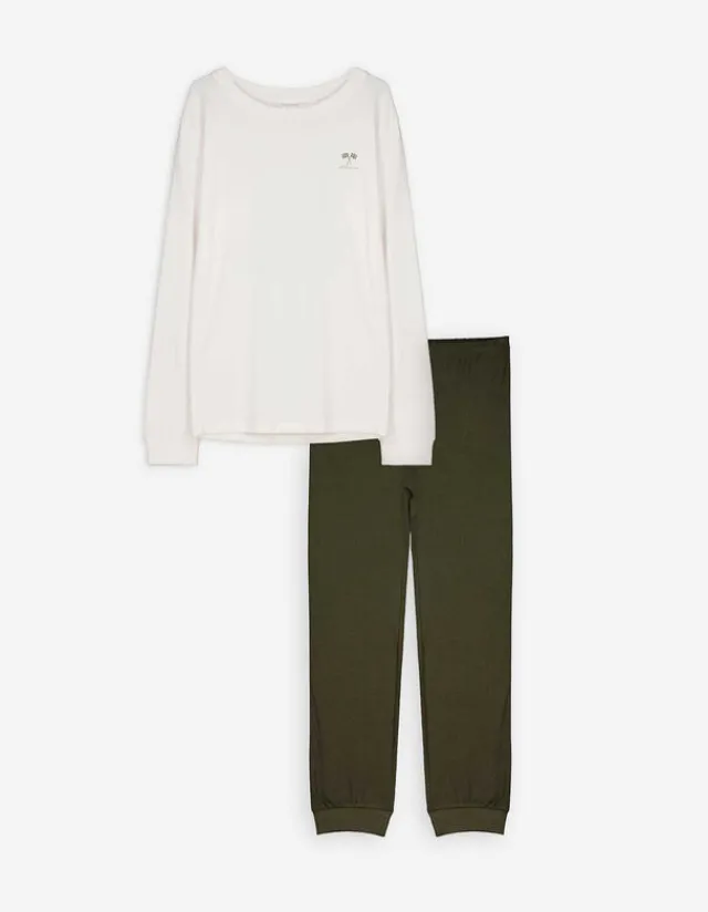 Discount Pyjama Set aus Shirt und Hose - Print - Kinder Jungenkleidung