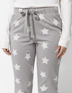 Fashion Pyjamahose - Allover-Muster - Damen Nachtwäsche