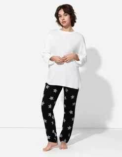 Clearance Pyjamahose - Allover-Muster - Damen Nachtwäsche