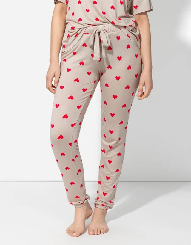 Sale Pyjamahose - Allover-Print - Damen Nachtwäsche