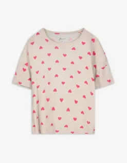 Best Pyjamaoberteil - Allover-Print - Damen Nachtwäsche
