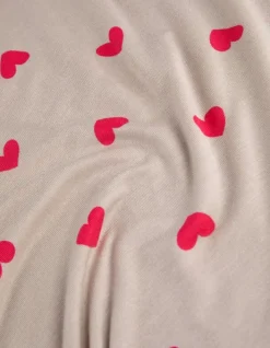 Best Pyjamaoberteil - Allover-Print - Damen Nachtwäsche