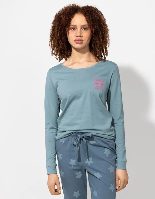 Discount Pyjamaoberteil - Print - Damen Nachtwäsche