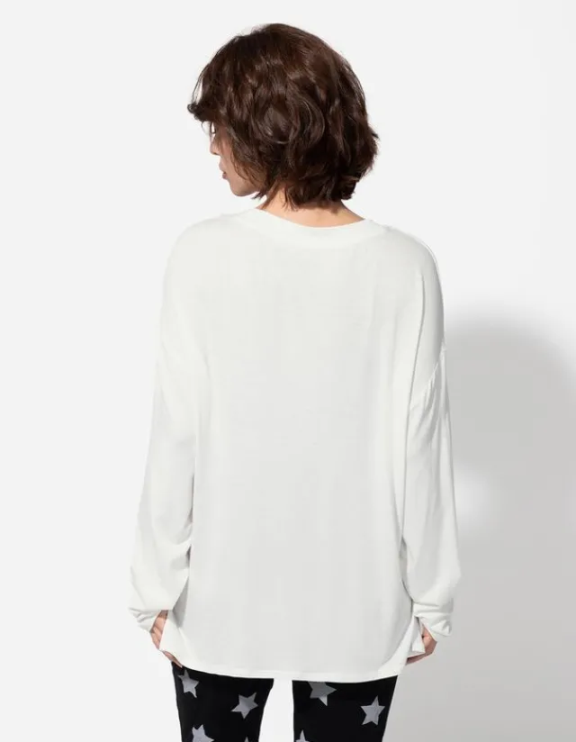 New Pyjamaoberteil - Viskose-Mix - Damen Nachtwäsche