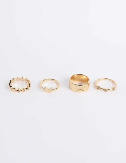 New Ring - 4er-Pack Damen Accessoires