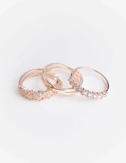 Fashion Ring - 3er-Pack - Damen Accessoires
