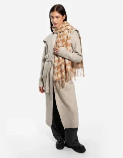Discount Schal - Fransen an den Abschl&uuml;ssen - Damen Accessoires