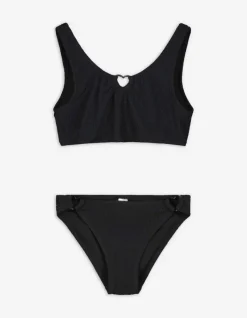 Fashion Set aus Bikinitop und Bikinislip - Rippenstruktur - Kinder Mädchenkleidung