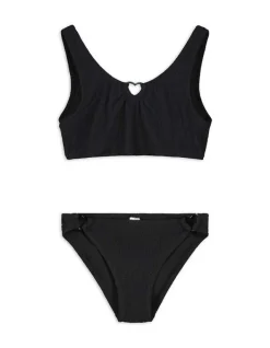 Fashion Set aus Bikinitop und Bikinislip - Rippenstruktur - Kinder Mädchenkleidung