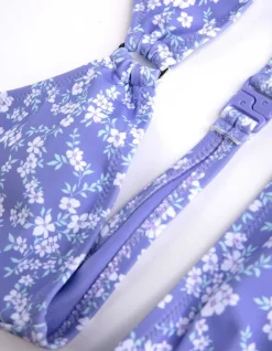 Fashion Set aus Bikinitop und Bikinislip - Allover-Print - Kinder Mädchenkleidung