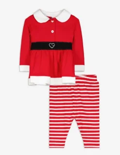 Hot Set aus Kleid und Leggings - Christmas - Newborn (56-74)