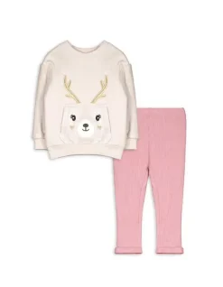 Best Set aus Sweatshirt und Leggings - Stickereien - Kinder Baby-mädchen (56-92)|Mädchenkleidung