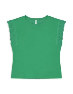 Online Shirt - Ärmel mit Volants Damen Tops