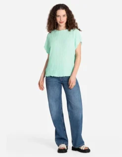 Fashion Shirt - Mockneck Damen T-shirts