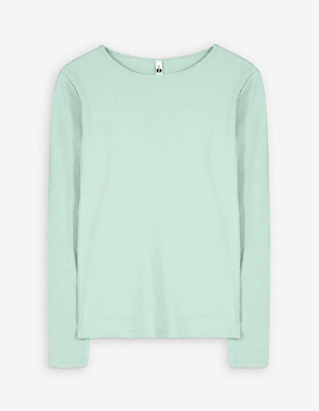 Best Shirt - Rippenstruktur - Damen Langarmshirts