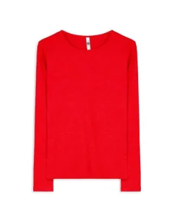 Discount Shirt - Rippenstruktur - Damen Langarmshirts