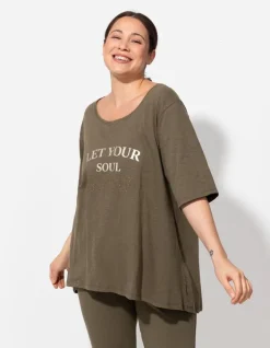 Hot Shirt - Ziersteine - Damen Langarmshirts