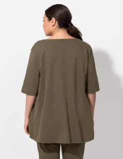 Hot Shirt - Ziersteine - Damen Langarmshirts